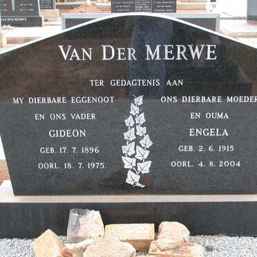 MERWE Gideon, van der 1896-1975 &amp; Engela 1915-2004