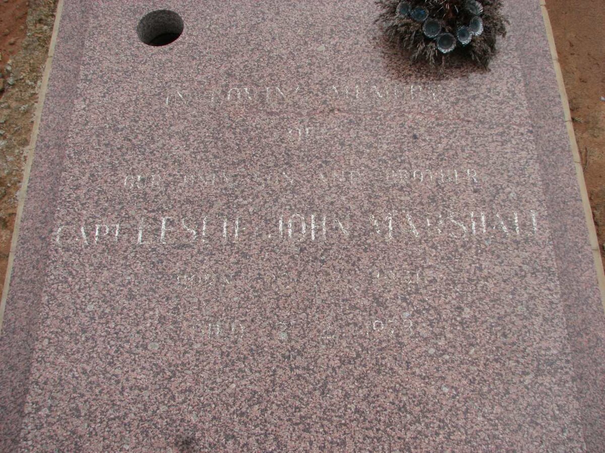 MARSHALL Leslie John -1973