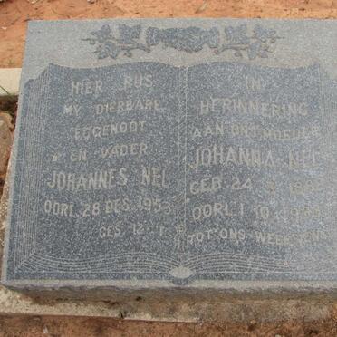 NEL Johannes -1953 &amp; Johanna 1882-19??