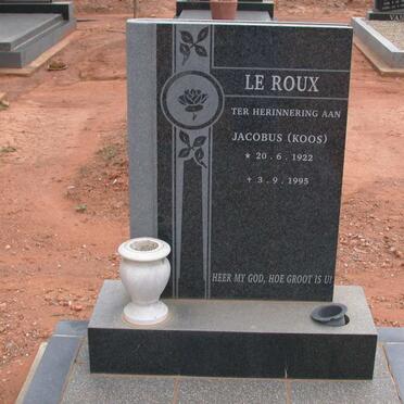 ROUX Jacobus, le 1922-1995