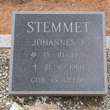 STEMMET Johannes F. 1906-1980