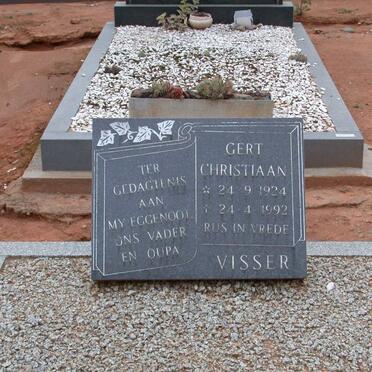 VISSER Gert Christiaan 1924-1992