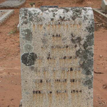 WEBER H.H.J. 1872-1944