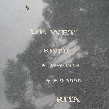 WET Kiffie, de 1919-1998