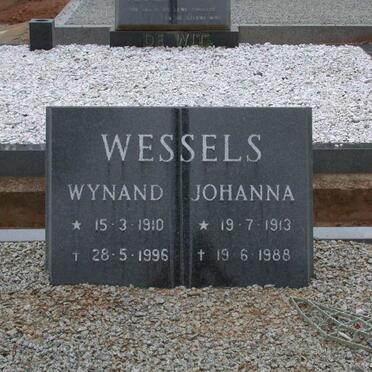 WESSELS Wynand 1910-1996 &amp; Johanna 1913-1988