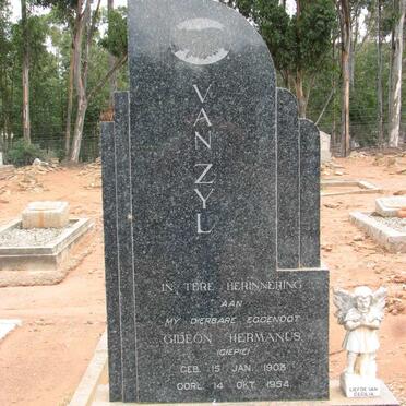 Western Cape, BONNIEVALE, Main cemetery