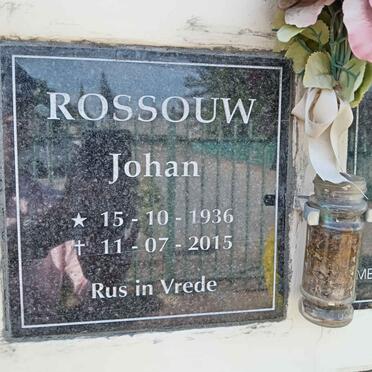 ROSSOUW Johan 1936-2015
