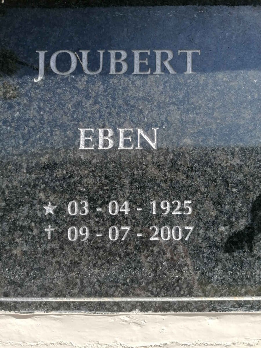 JOUBERT Eben 1925-2007