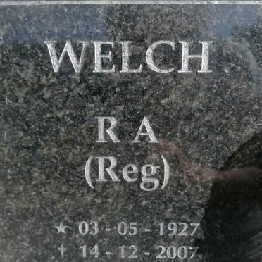 WELCH R.A. 1927-2007