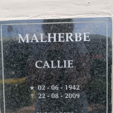 MALHERBE Callie 1942-2009