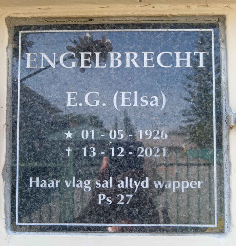 ENGELBRECHT E.G. 1926-2021