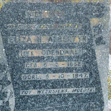 ALBERTYN Eliza H. nee ODENDAAL 1858-1947