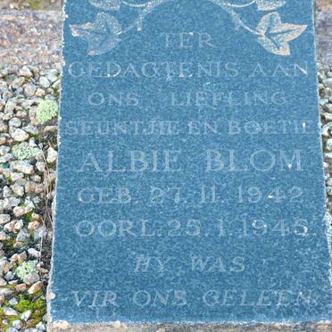 BLOM Albie 1942-1945