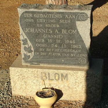 BLOM Johannes A. 1945-1963