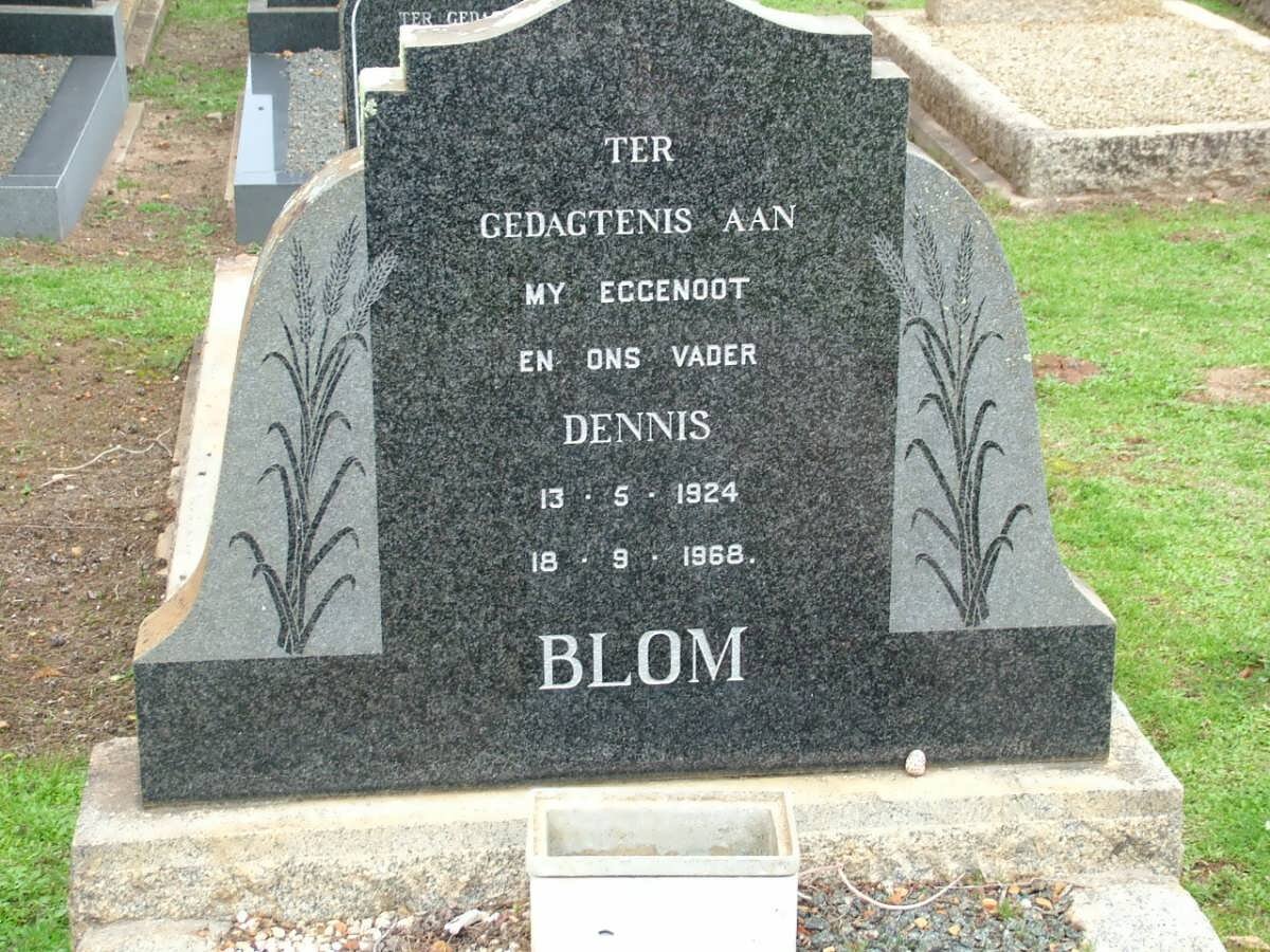 BLOM Dennis 1924-1968