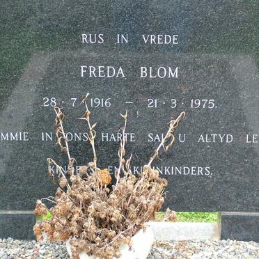 BLOM Freda 1916-1975