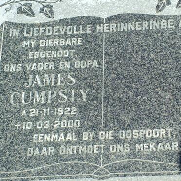 CUMPSTY James 1922-2000