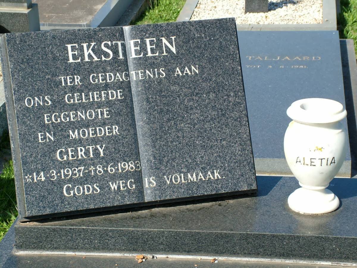 EKSTEEN Gerty 1937-1983