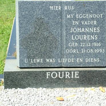 FOURIE Johannes Lourens 1916-1993 &amp; Anna M.J. 1920-2017