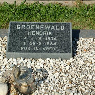 GROENEWALD Hendrik 1904-1984