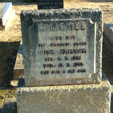 GILIOMEE Jurie Johannes 1903-19??