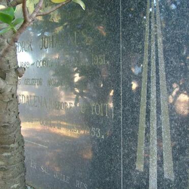 KUUN Hendrik Johannes 1889-1951 &amp; Susanna Magdalena nee DU TOIT 1886-1953