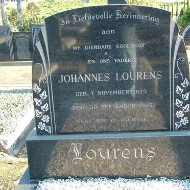 LOURENS Johannes 1925-1963