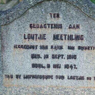 NEETHLING Loutjie 1815-1947
