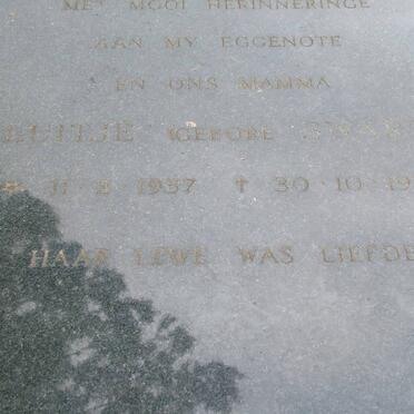 PULLEN Luitje nee SWART 1937-1979