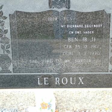 ROUX B.J., le 1912-1970