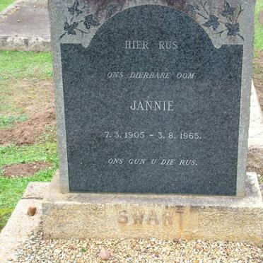 SWART Jannie 1905-1965