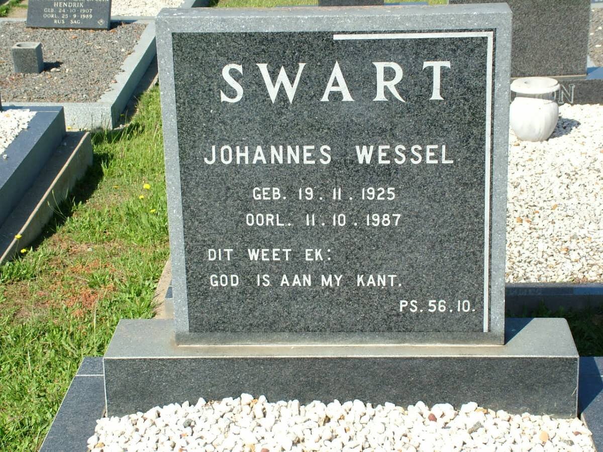 SWART Johannes Wessel 1925-1987