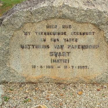 SWART Mattheus van Papendorp 1911-1967