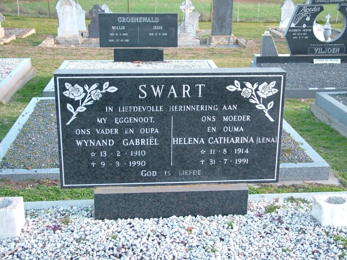 SWART Wynand Gabriel 1910-1990 &amp; Helena Catharina 1914-1991