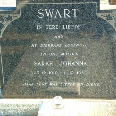 SWART Sarah Johanna 1910-1960