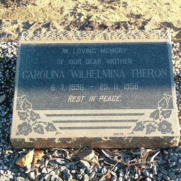 THERON Carolina Wilhelmina 1896-1956