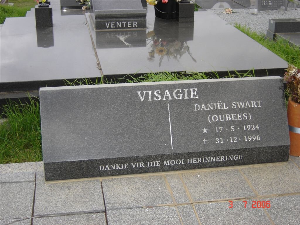 VISAGIE Daniel Swart 1924-1996