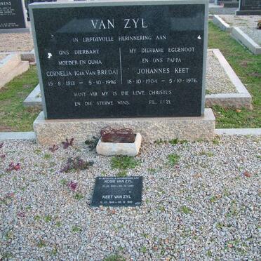 ZYL Johannes Keet, van 1904-1976 &amp; Cornelia VAN BREDA 1913-1996