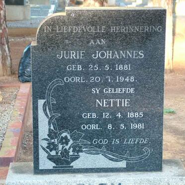 ?? Jurie Johannes 1881-1948 &amp; Nettie 1885-1981