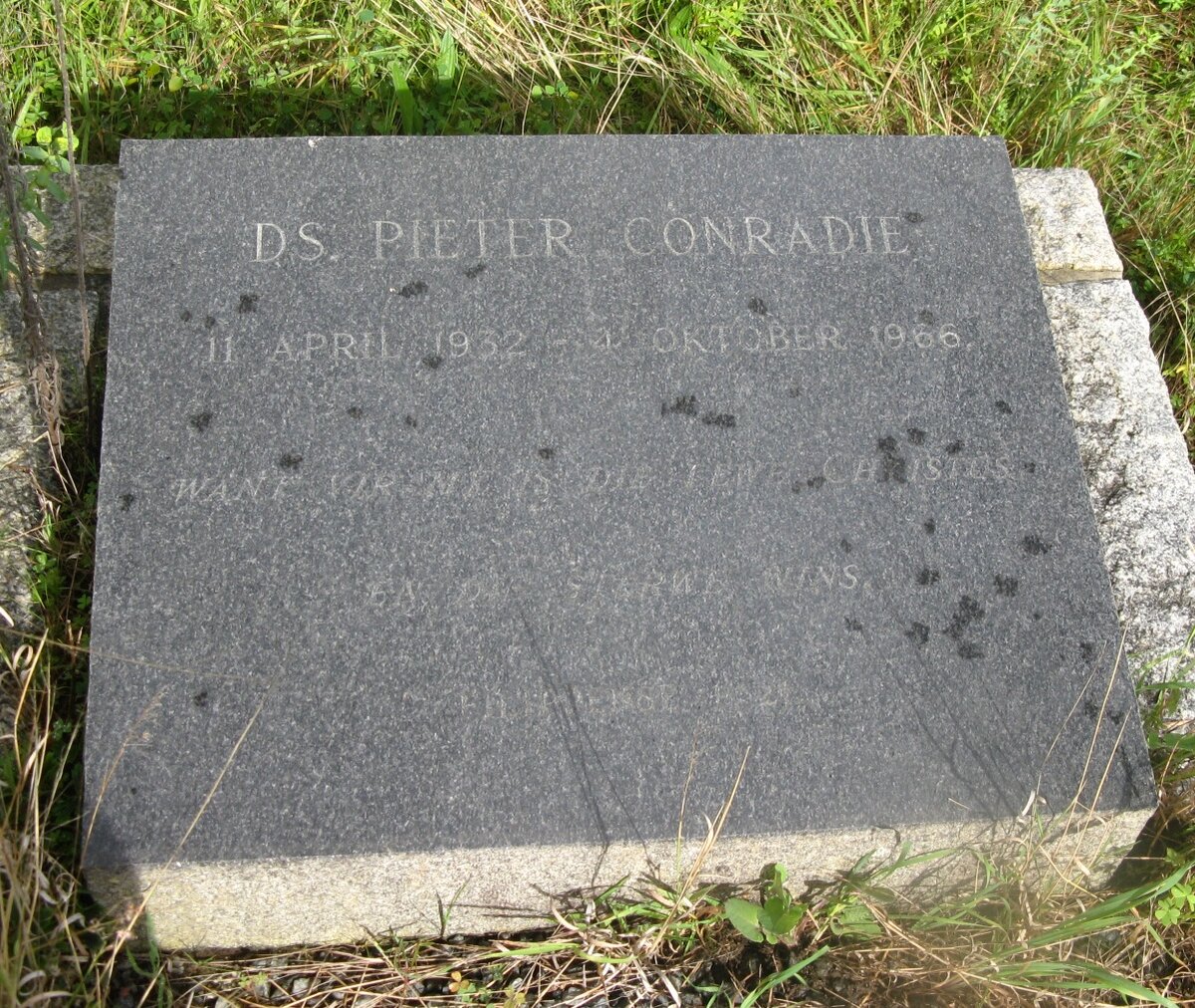 CONRADIE Pieter 1932-1966