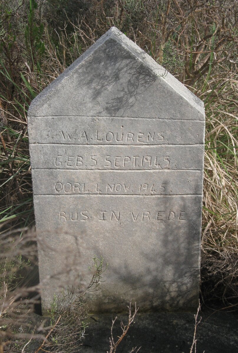 LOURENS W.A. 1945-1945
