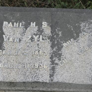 ZYL Paul H.S., van 1863-1936
