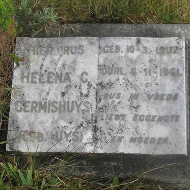 GERMISHUYS Helena C. nee UYS 1902-1961