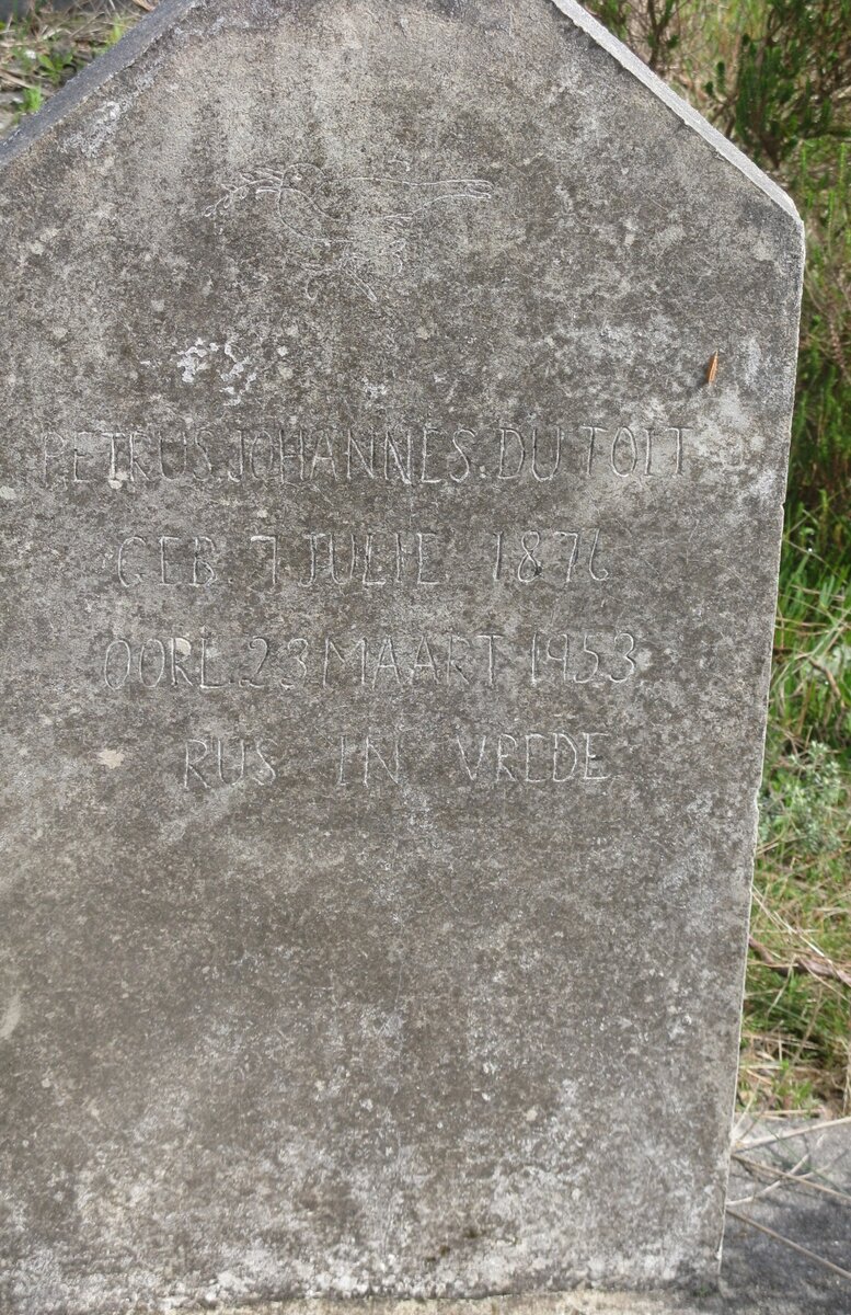 TOIT Petrus Johannes, du 1876-1953