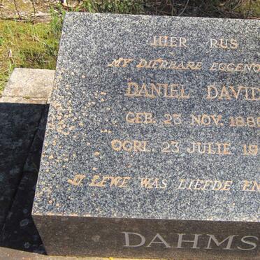 DAHMS Daniel David 1886-1947