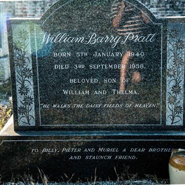 PRATT William Barry 1940-1958