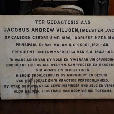 Western Cape, CALEDON, Caledon Museum, Single gravestone