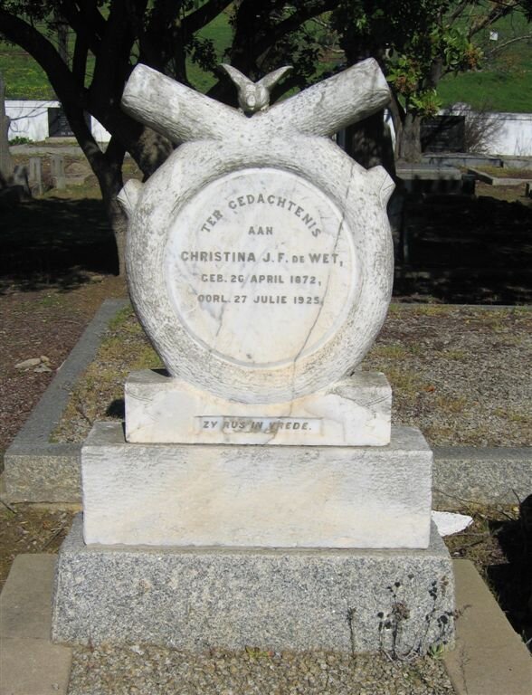 WET Christina J.F., de 1872-1925