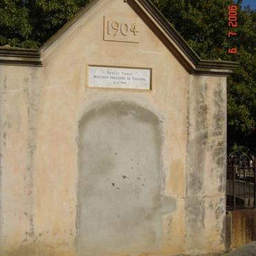 VILLIERS, de Family Vault  1904