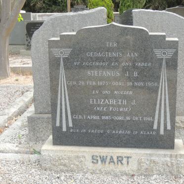 SWART Stefanus J.B. 1875-1956 &amp; Elizabeth J. FOURIE 1885-1961